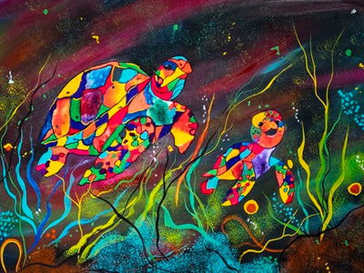 Little voyager- original (framed) / prints available
