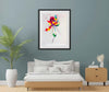 Live simply, bloom wildly - original (framed) / prints available (SOLD)