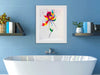 Live simply, bloom wildly - original (framed) / prints available (SOLD)