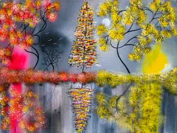 Look at the bright side - original (framed) / prints available (SOLD)