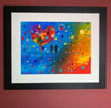 Love is everywhere - original (framed) / prints available (SOLD)