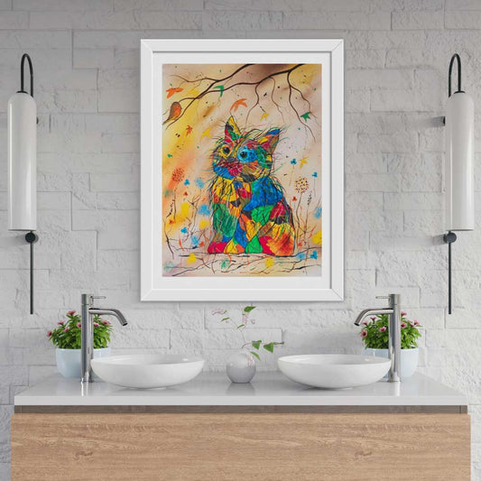 Love my pussy - original (framed) / prints available
