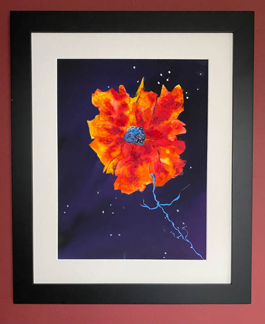 Midnight blue - original (framed) / prints available