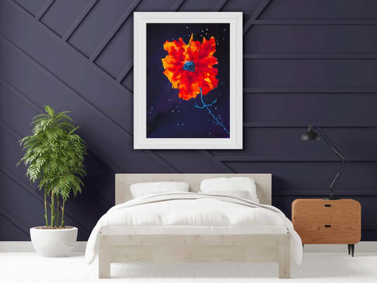 Midnight blue - original (framed) / prints available