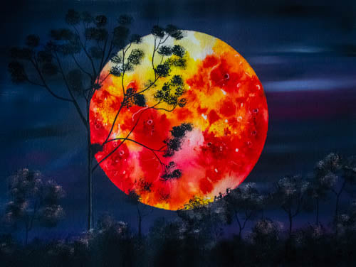 Moon magic - original (framed) / prints available (SOLD)