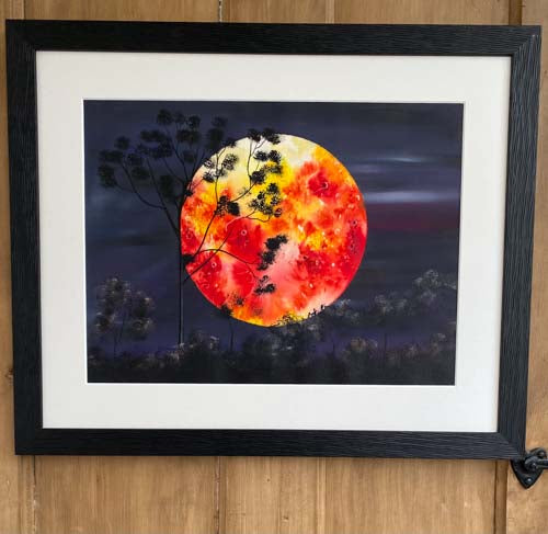 Moon magic - original (framed) / prints available (SOLD)