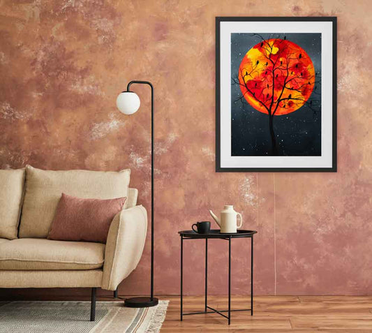 Moonlit Harmony  - original (framed) / prints available