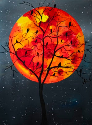 Moonlit Harmony  - original (framed) / prints available