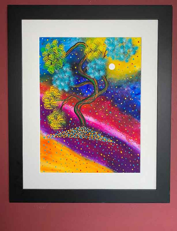 My colourful world  - original (framed) / prints available