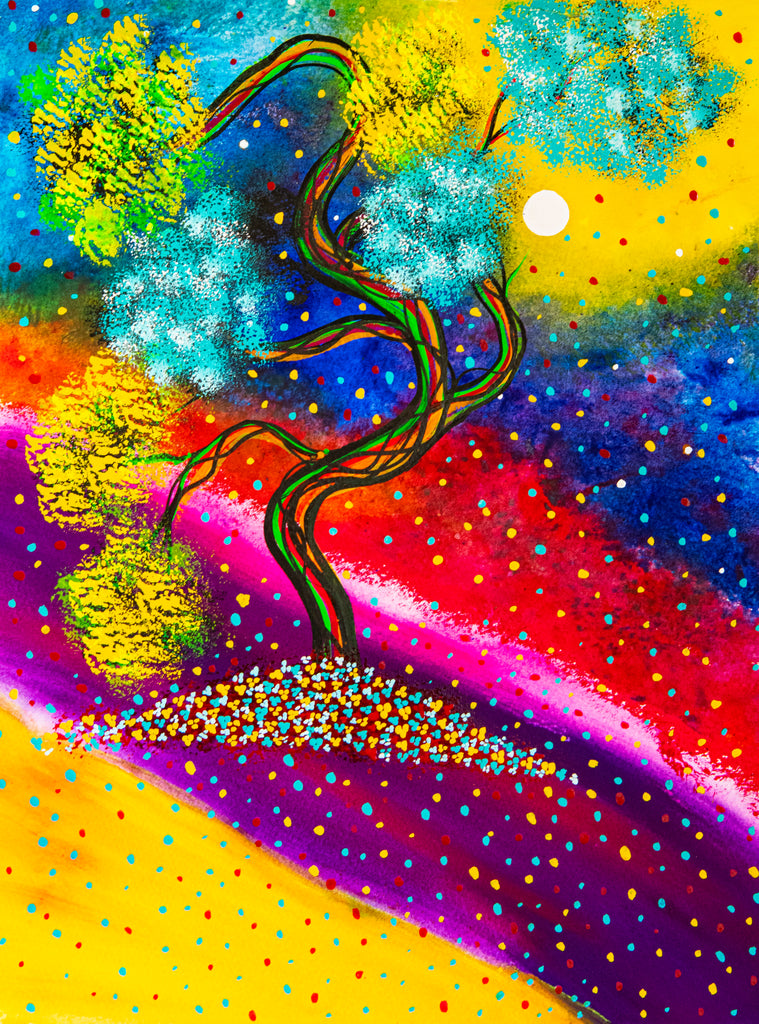 My colourful world  - original (framed) / prints available