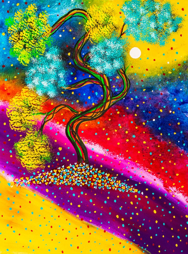 My colourful world  - original (framed) / prints available