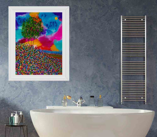 Natures palette of colour  - original (framed) / prints available