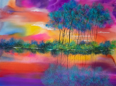 Never stop dreaming - original (framed) / prints available