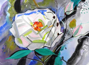 One rose is enough - watercolour (SOLD)