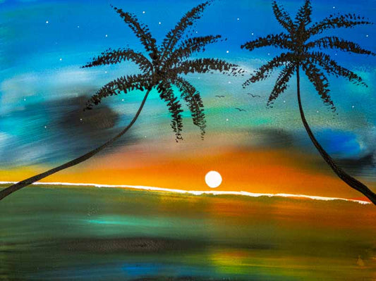 Paradise- original (framed) / prints available