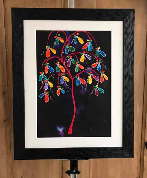 Pear drops - original (framed) (SOLD)