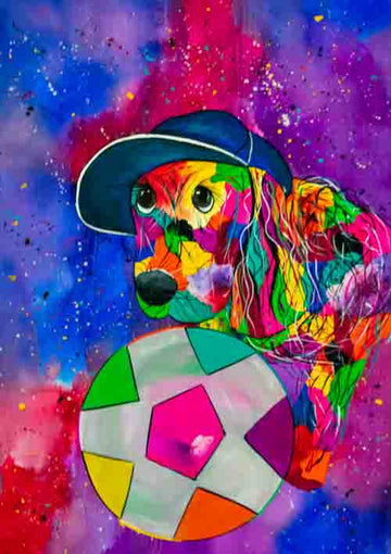 Playtime - original (framed) / prints available (SOLD)