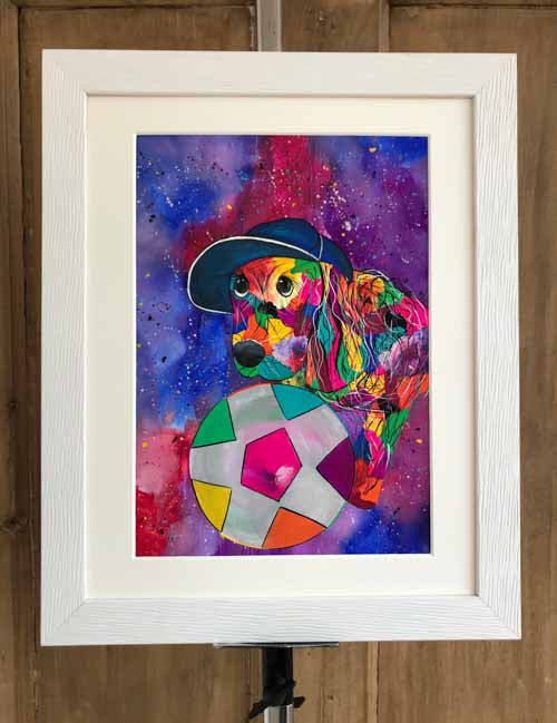 Playtime - original (framed) / prints available (SOLD)