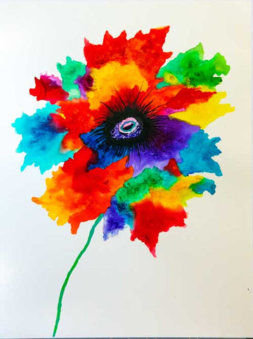 Poppylicious - original (framed) / prints available (SOLD)