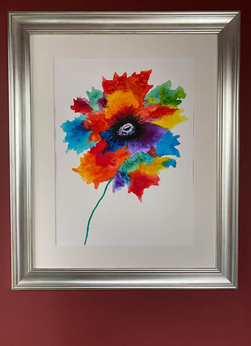 Poppylicious - original (framed) / prints available (SOLD)