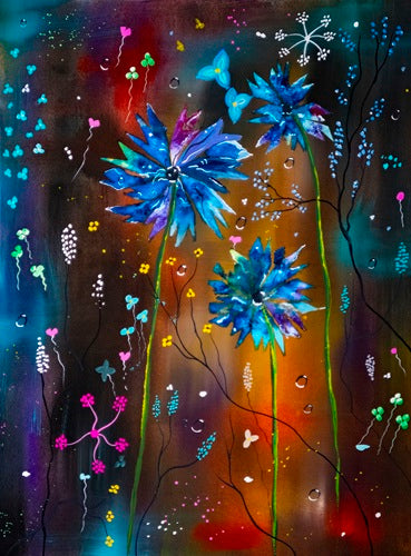 Rain kissed - original (framed) / prints available