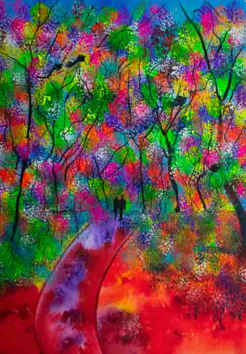 Road to freedom - (SOLD) original (framed) / prints available