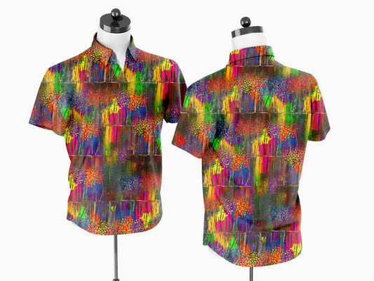 Unisex short sleeve shirt - Design - Aglow