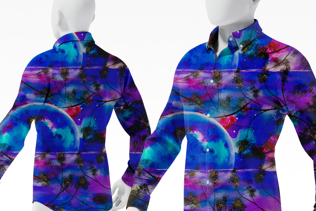 Unisex long sleeve shirt - Design - Translucent