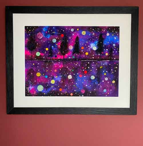 Sky at night - original (framed) / prints available (SOLD)