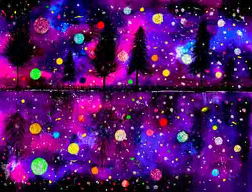 Sky at night - original (framed) / prints available (SOLD)