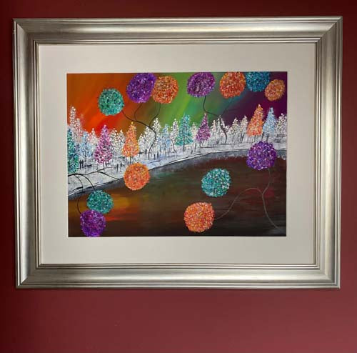 Sparkle up your life - original (framed) / prints available (SOLD)