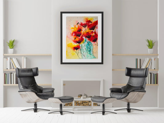 Swaying in the breeze - original (framed) / prints available