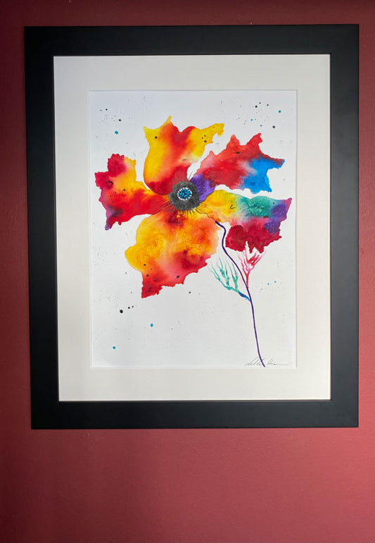 Swish - original (framed) / prints available (SOLD)