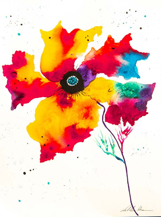 Swish - original (framed) / prints available (SOLD)