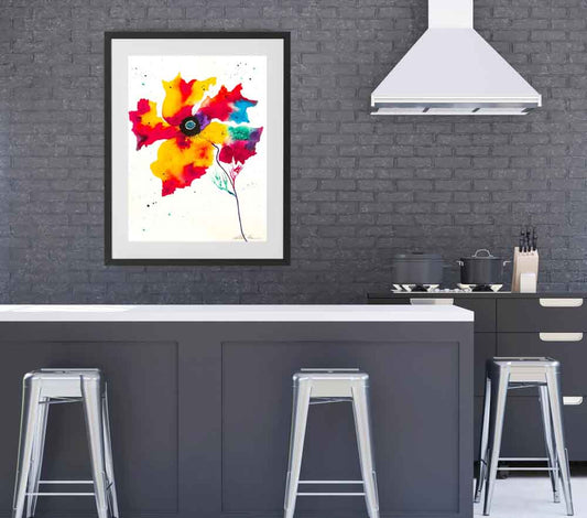 Swish - original (framed) / prints available (SOLD)