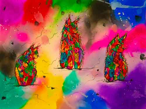 The Inseparables - original (framed) / prints available