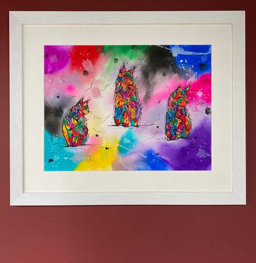 The Inseparables - original (framed) / prints available