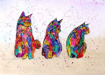 Tea Towel - Featuring the design The Three Muskateers