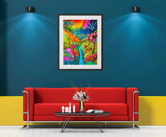 The adventure begins - original (framed) / prints available (SOLD)