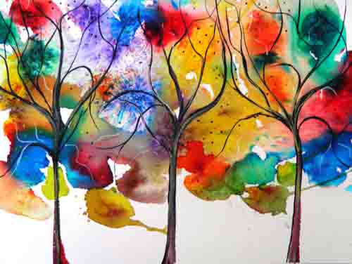 Three pretty trees - limited edition