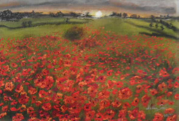 Through the dancing poppies