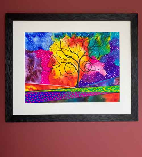 Time flies when you are in love - original (framed) / prints available (SOLD)