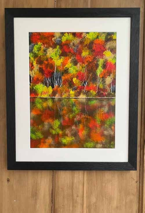 Twilight - original (framed new size 20 x 16") / prints available (SOLD)