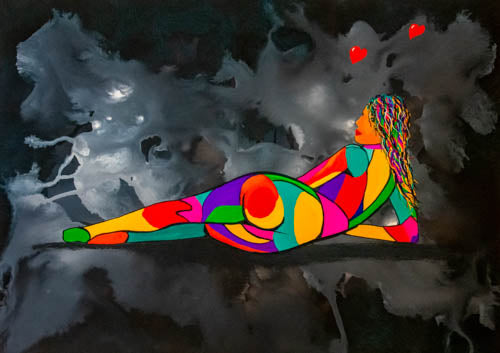 Voluptuous  - original (framed) / prints available (SOLD)