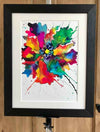 Weave of colour - original (framed) / prints available (SOLD)