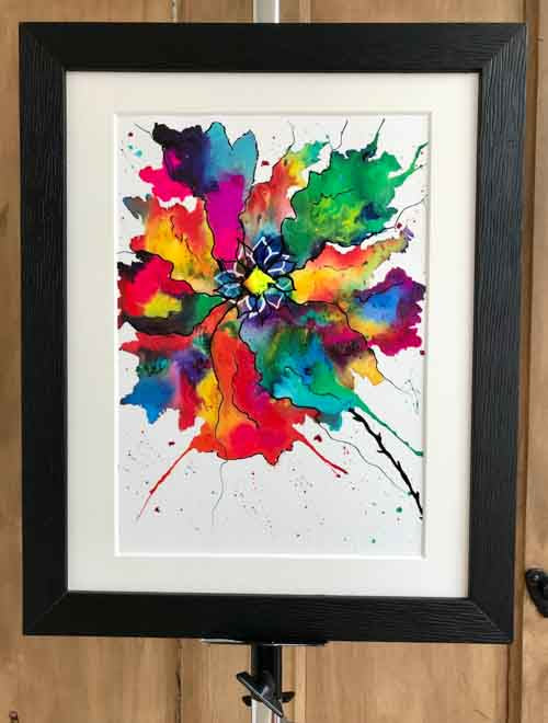Weave of colour - original (framed) / prints available (SOLD)