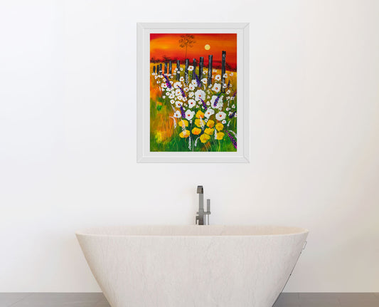 Where colour runs wild  - original (framed) / prints availale