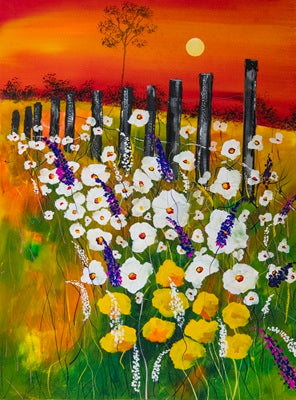 Where colour runs wild  - original (framed) / prints availale