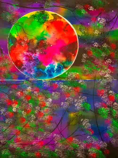 Moon river - original (framed) / prints available