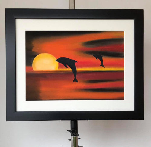 Wild, beautiful and free - original (framed) / prints available (SOLD)